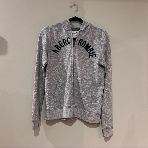 abercrombie kids Other - Abercrombie Kids Gray Zip Up Sweatshirt
